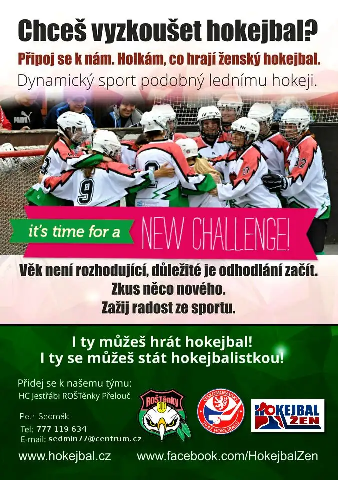 Chceš vyzkoušet hokejbal?